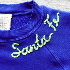 Santa Fe chainstitch sweatshirt