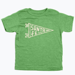 Santa Fe Pennant Kids Green Tee