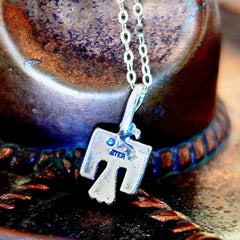 Sterling Silver Thunderbird Charm Necklace