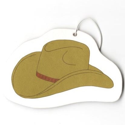 Cowboy hat air freshener