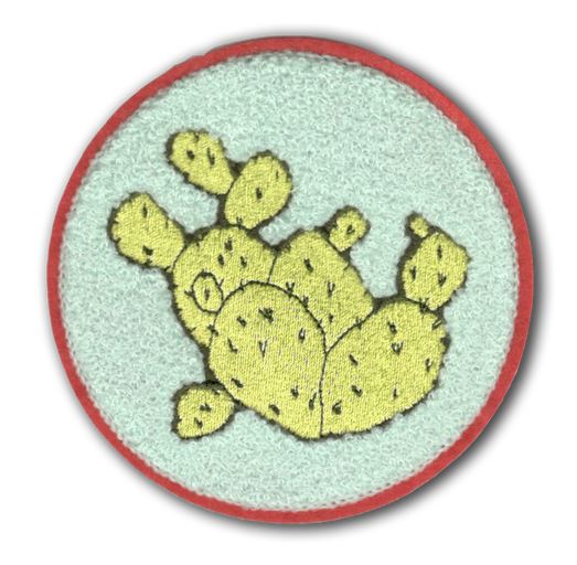 Embroidered Prickly Pear Cactus Patch