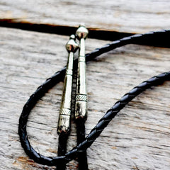Sterling Tips Bolo Tie