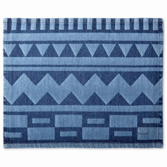 Southwest Denim Placemat Geometric Pattern