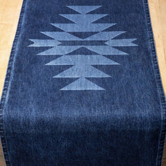 denim table runner