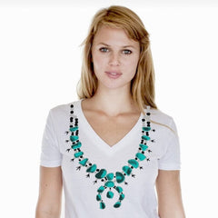 Squash Blossom T-Shirt Ladies V-Neck
