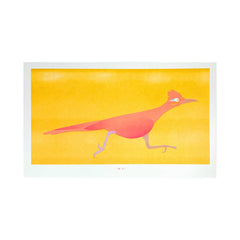 Neon Roadrunner - Risograph Art Print Prints & Posters Next Chapter Studio 