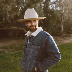Flipped Brim Wool Felt Hat