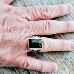 Vintage Mens Thunderbird Ring