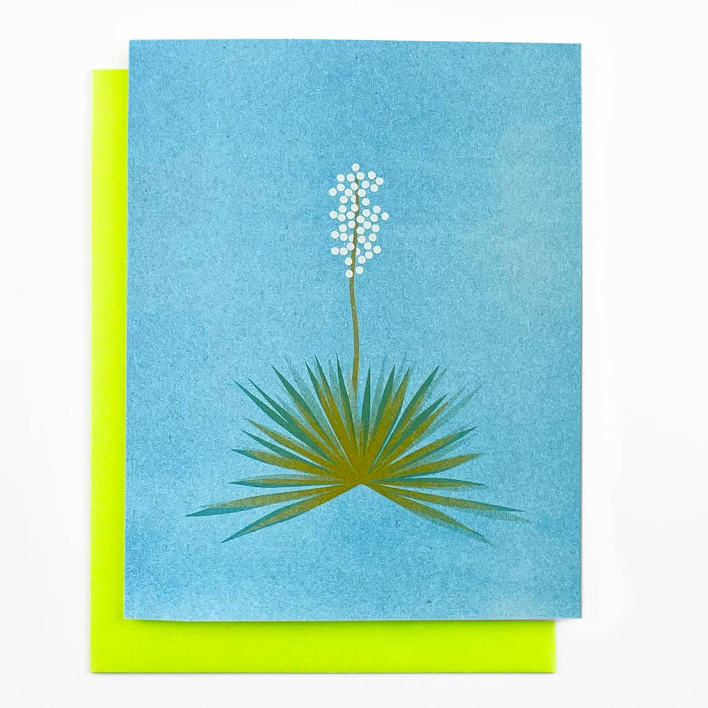 Yucca - Risograph Greeting Card Greeting Cards Next Chapter Studio 