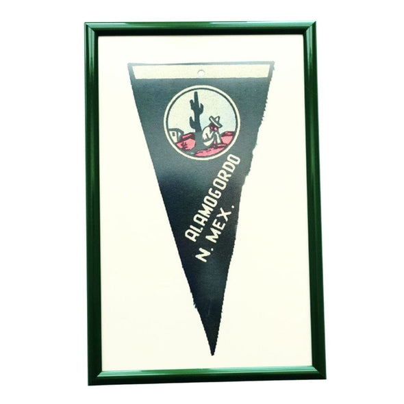 Vintage Alamogordo Pennant Framed