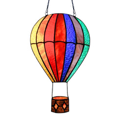 Stained Glass Hot Air Balloon Suncatcher