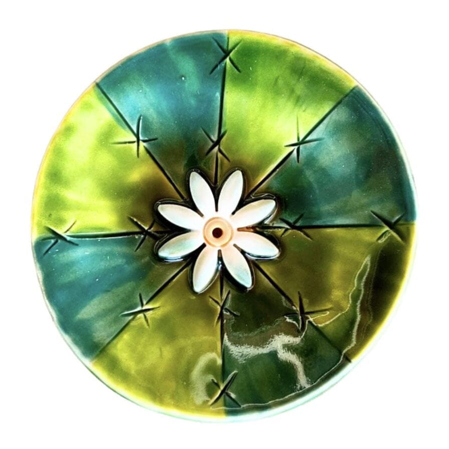 Barrel Cactus Incense Stick Burner