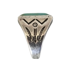 Mens Vintage Turquoise Ring by Bell Trading Post 