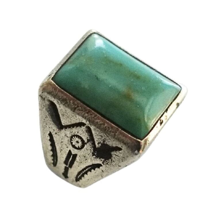 Mens Vintage Turquoise Ring by Bell Trading Post 