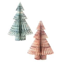 Honeycomb Paper Tree with Berries