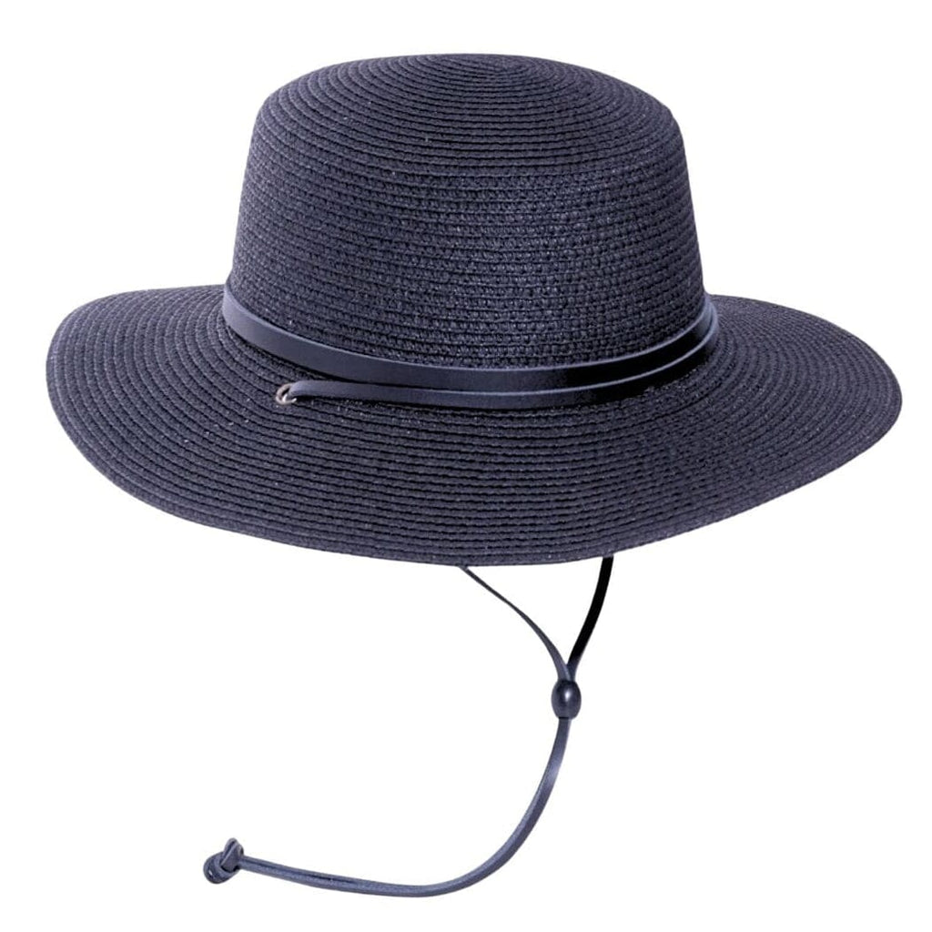 O'Keeffe Gaucho Hat in Black Straw