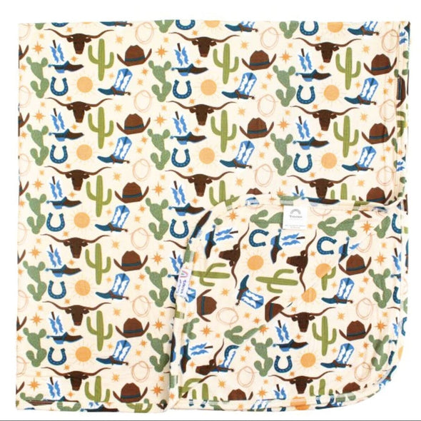 Howdy Cowboy Luxury Kids Blanket