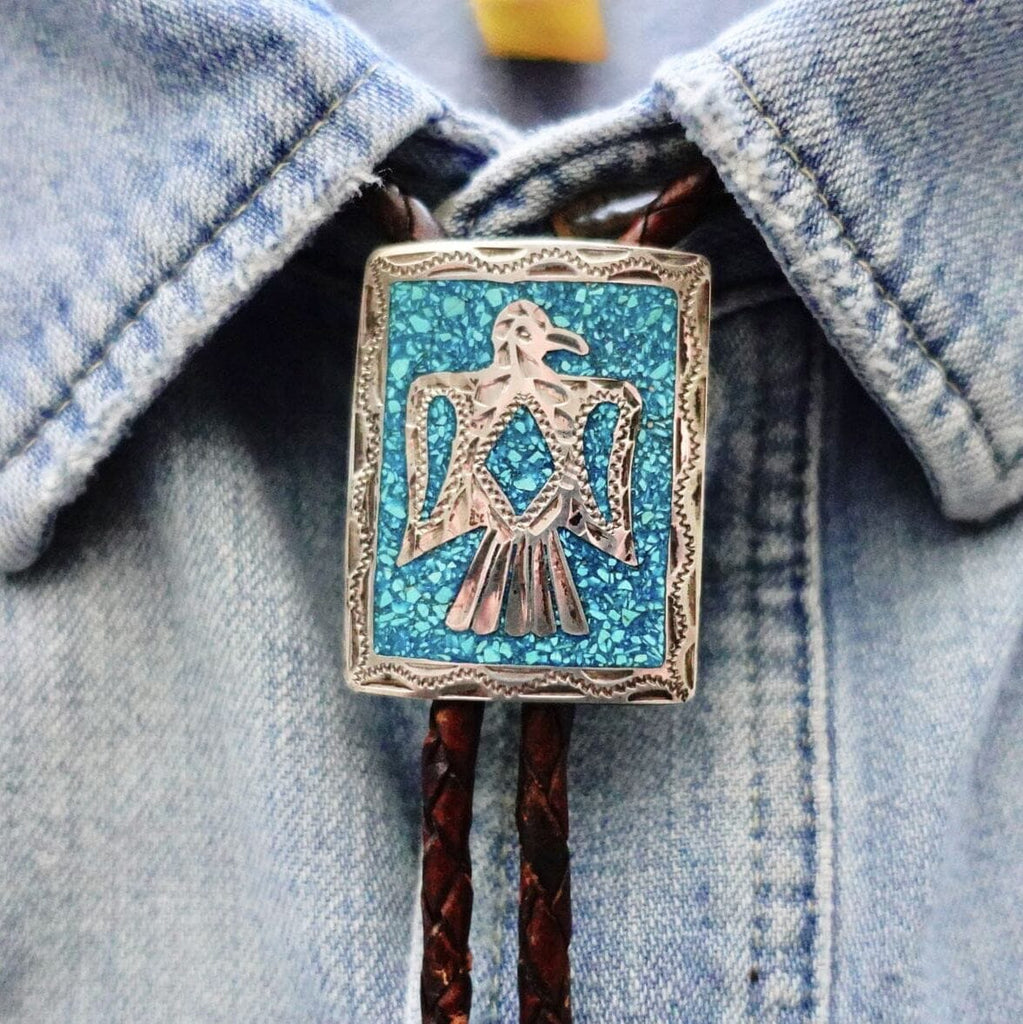 Vintage Thunderbird Bolo Tie