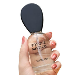 Bosque Mistico Perfume Bottle in Women's Hand