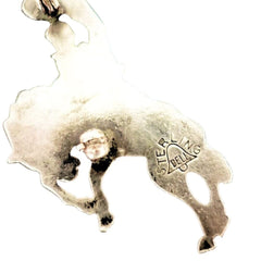 Vintage Cowboy Rodeo Pin