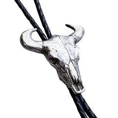 Southwest Bull Skull Bolo Tie