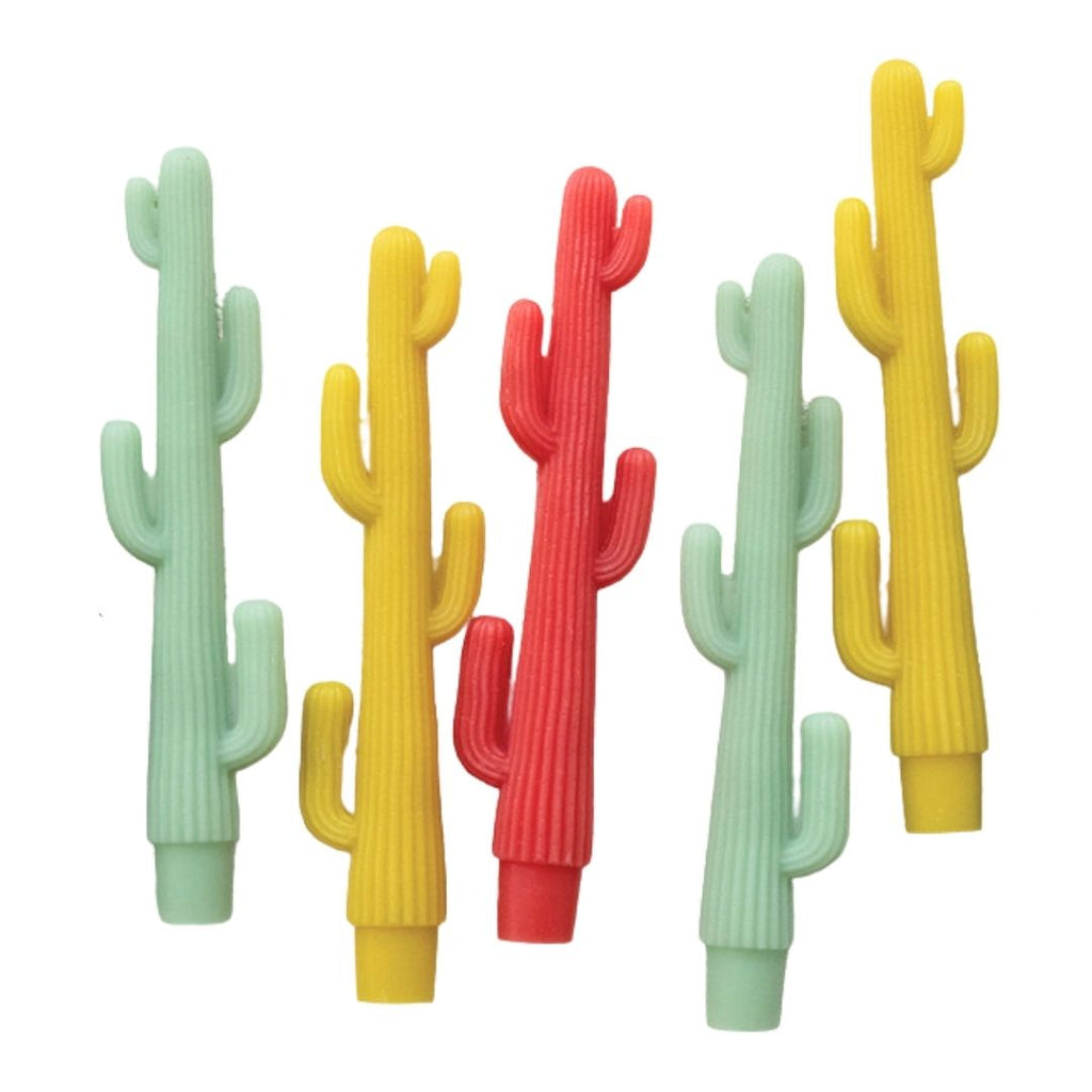 Cactus Taper Candle Set Variety of Colors