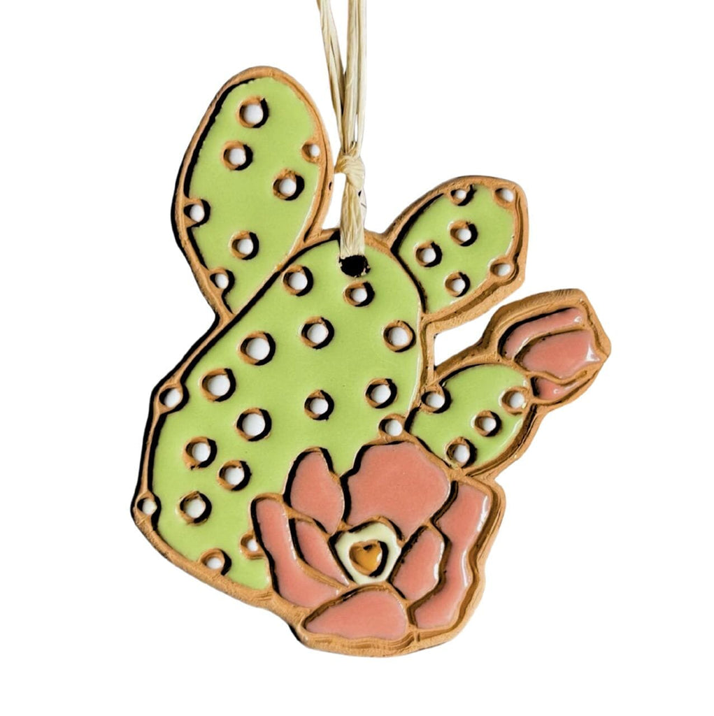 Potted Cactus Ornament Ornaments Little Clay Hen 