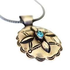 Vintage Navajo Concha Pendant