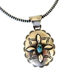 Vintage Navajo Concha Pendant