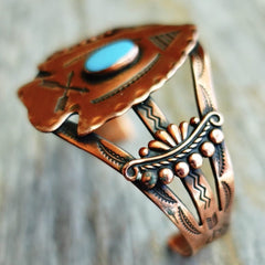 Copper Arrowhead Cuff Bell Trading Post