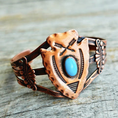 Copper Arrowhead Cuff Bell Trading Post
