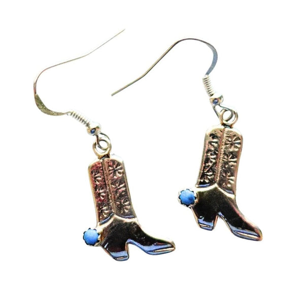 Cowboy Boot Dangle Earrings