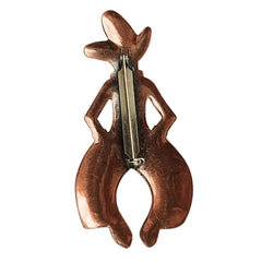 1940's Brass Cowboy Pin by Bell Trading Post