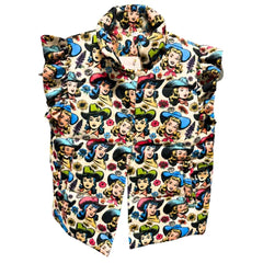 Retro Cowgirl Kids Puffer Vest