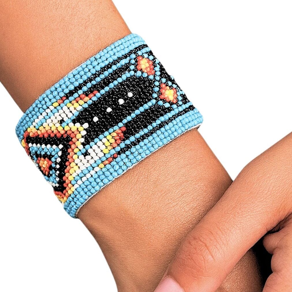 Hand Beaded Cuff Bracelet