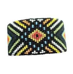 Hand Beaded Cuff Bracelet