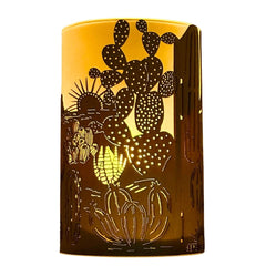 Wood Craft Lantern of the  American Southwest Desert