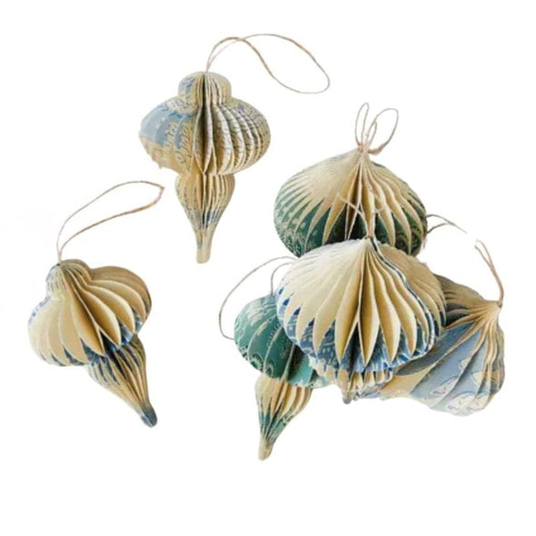 Honeycomb Paper Finial Ornament