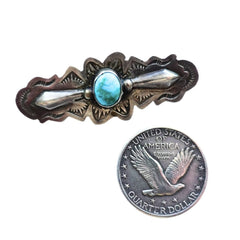 Fred Harvey Turquoise Pin