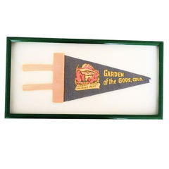 Vintage Garden of the Gods Pennant Framed
