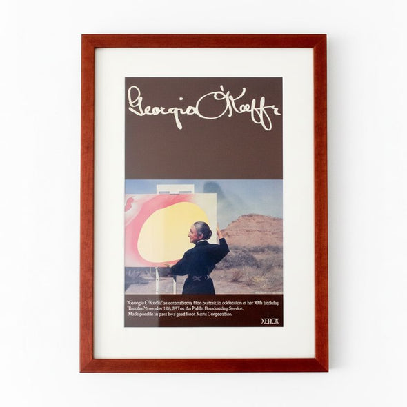 O'Keeffe PBS Doc Poster Framed