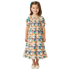 Girls Smocked Pony Dress