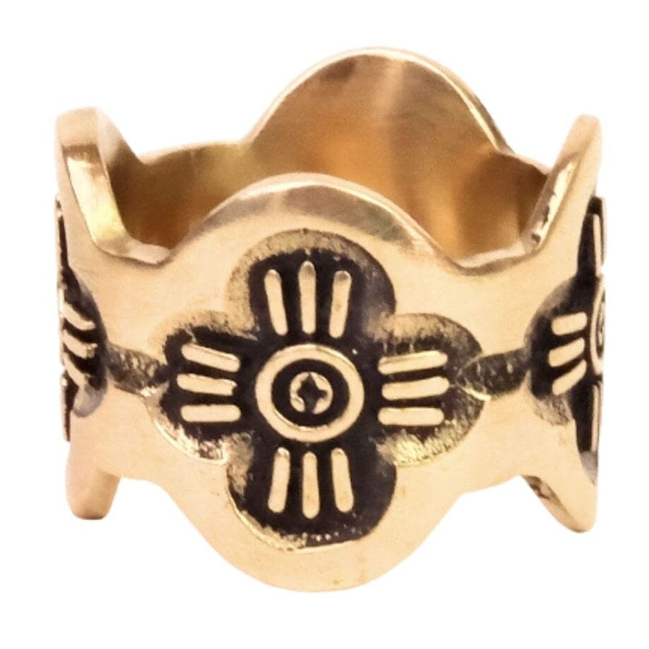 Zia Sun Brass Bandana Slider