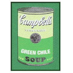 Green Chile Soup Can Framed Print