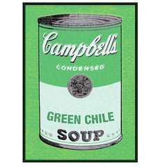 Green Chile Soup Can Framed Print