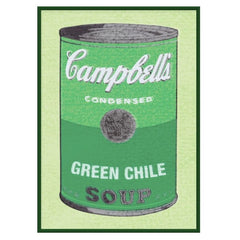 Green Chile Soup Can Framed Print