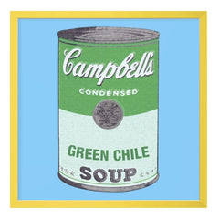 Green Chile Warhol Soup Can Framed