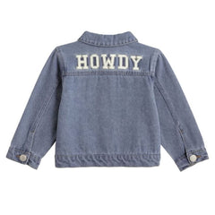Western Denim Patch Kids Jacket