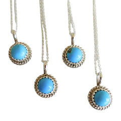 Kingman Dot Turquoise Necklace
