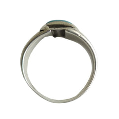 Mens Vintage Blue Turquoise Ring